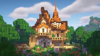 Minecraft How to Build a Medieval Fantasy House 02 