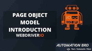Page Object Model Introduction - WebdriverIO Tutorial | #7