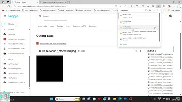 How to avoid network error solved in Kaggle download output data