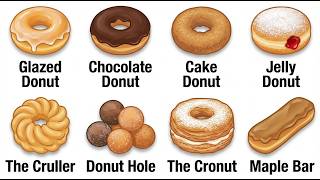 Every Donut Explained in 8 Minutes