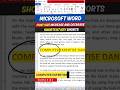👉 MICROSOFT WORD FONT Size INCREASE & DECREASE SHORTCUT KEY || COMPUTER EXPERTISE #youtubeshort