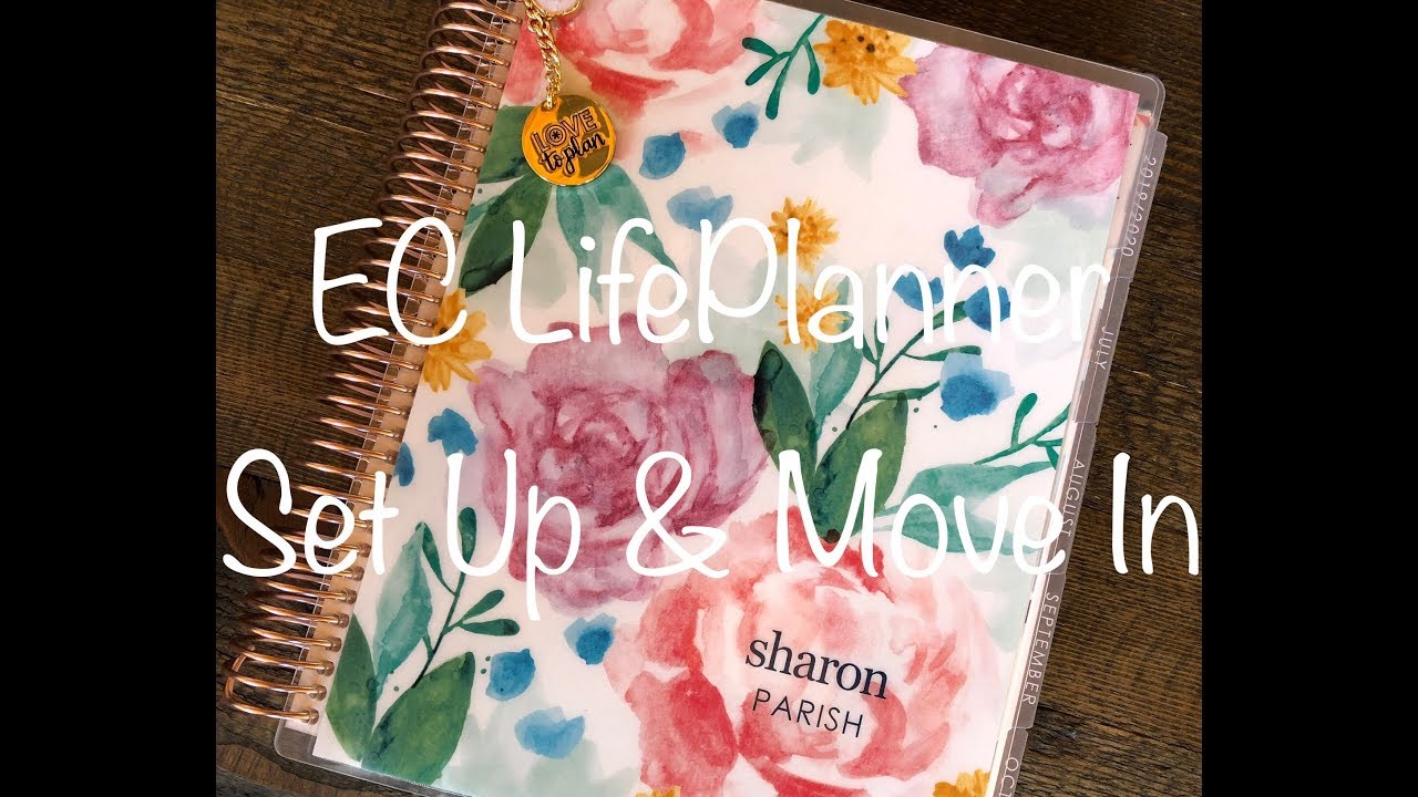 Erin Condren 2019-2020 LifePlanner Set Up & Move In - YouTube