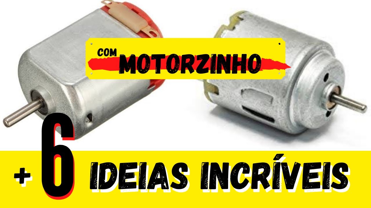 6 INVENÇÕES MALUCAS para fazer com MOTORZINHO (compilação) (invenções simples e legais 80)