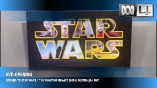 Opening To Star Wars I The Phantom Menace 2001 Australian Dvd