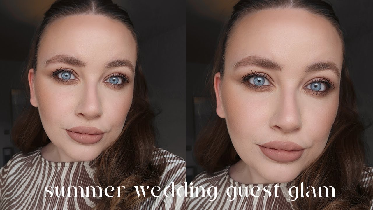AFFORDABLE SUMMER WEDDING GUEST MAKEUP! | soft glam that lasts | maxine lee harris
