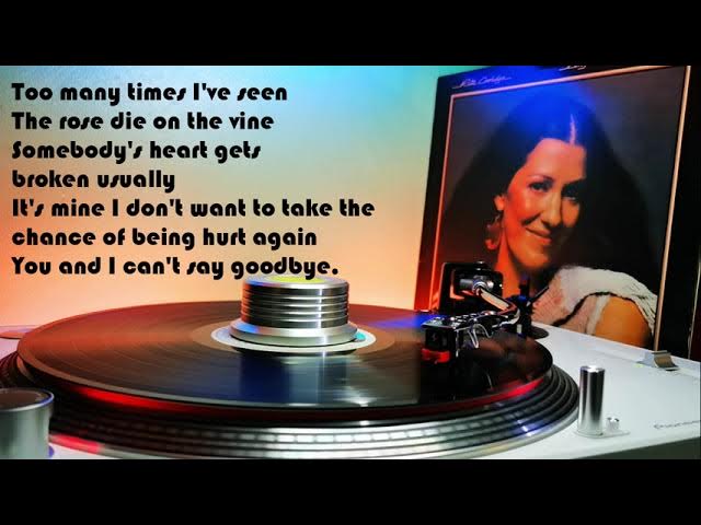 I'D Rather Leave While I'm In Love - Rita Coolidge