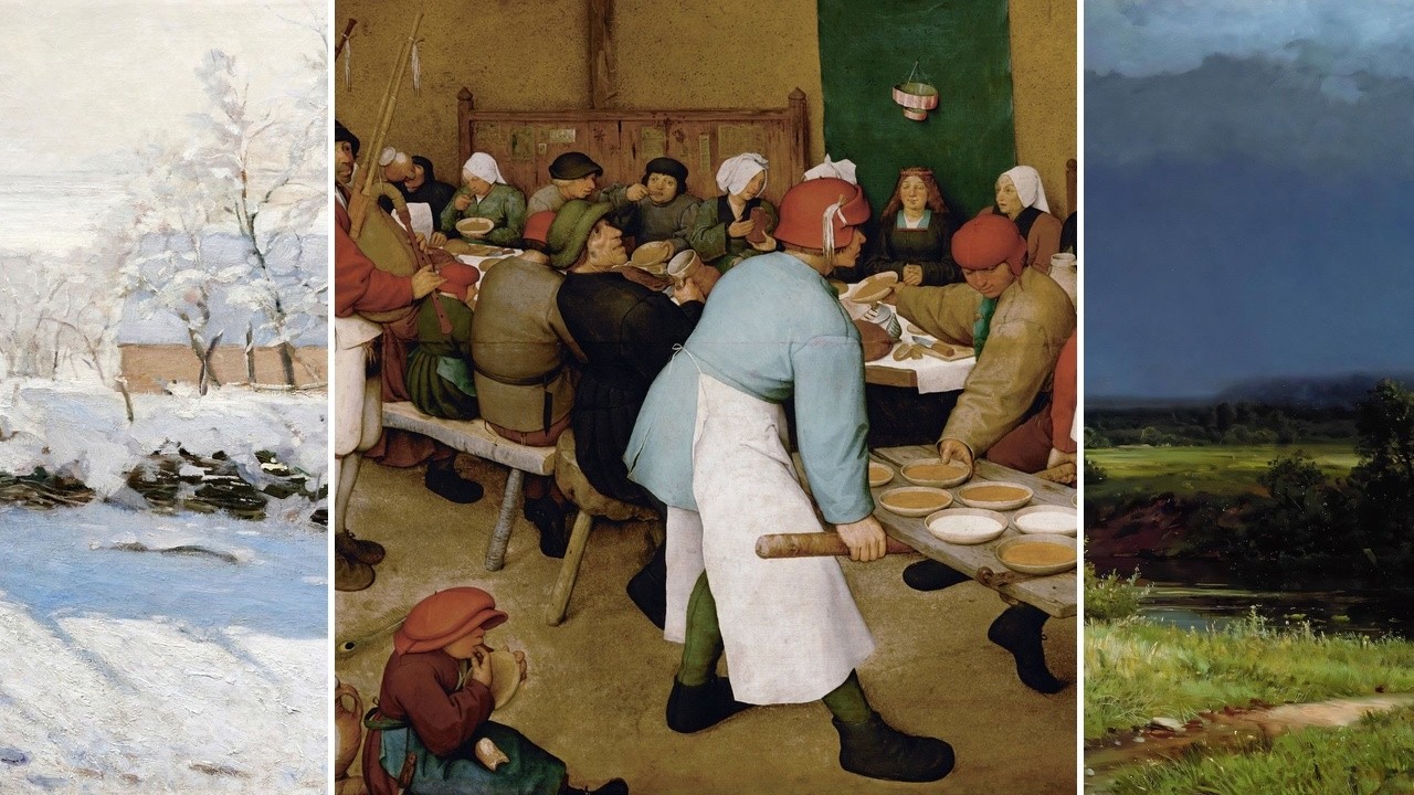 Masterpieces TV — Silent Art Gallery · August 25 Night | Peasant Wedding… & others