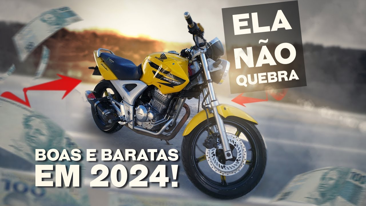10 MOTOS BOAS E BARATAS QUE AINDA VALEM A PENA EM 2024