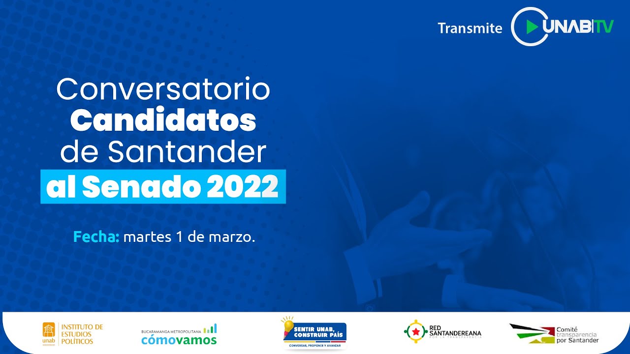 Conversatorio con candidatos santandereanos al Senado de la República