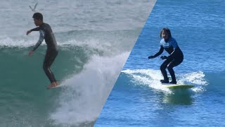 【コシハラ】サーフィン初心者女子がプロと一緒に練習してきた！？