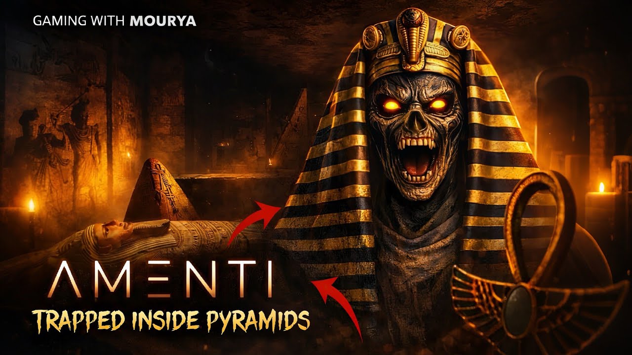 Gate To Death | Amenti -  Full Gameplay | An Ancient Egyptian Horror Game | The Fear Begins