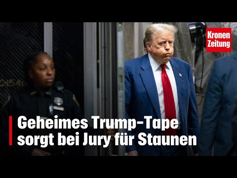 Schweigegeld Telefonat: Geheimes Trump-Tape sorgt bei Jury für Staunen | krone.tv NEWS