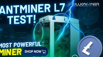 MillionMiner testing the Bitmain Antminer L7 (9.05GH) - most profitable scrypt ltc doge asic miner