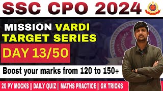 Day 13/50 Mission Vardi SSC CPO 2024 Target Series ?? ssc cpo cpo2024 ssccgl dpsi