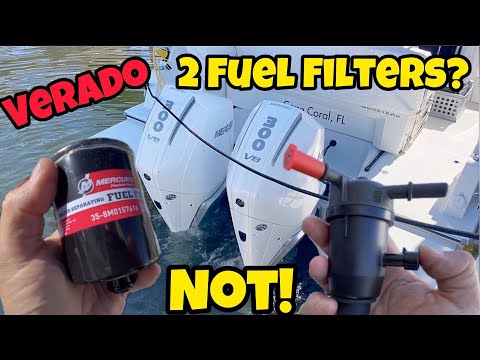 Surprise with our Fuel Filter Replacement on our Antares 11 Mercury Verado’s