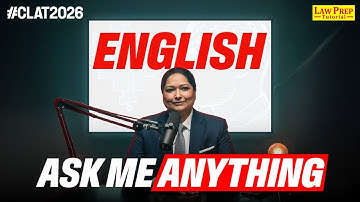 CLAT 2026 Ask Me Anything: Live Q&A Session for English Section | CLAT 2026 Preparation