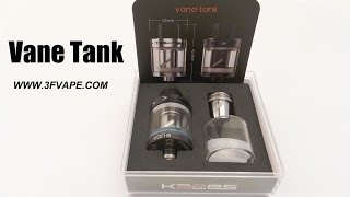 Authentic Kaees Vane Tank Unboxing Review - 3FVAPE