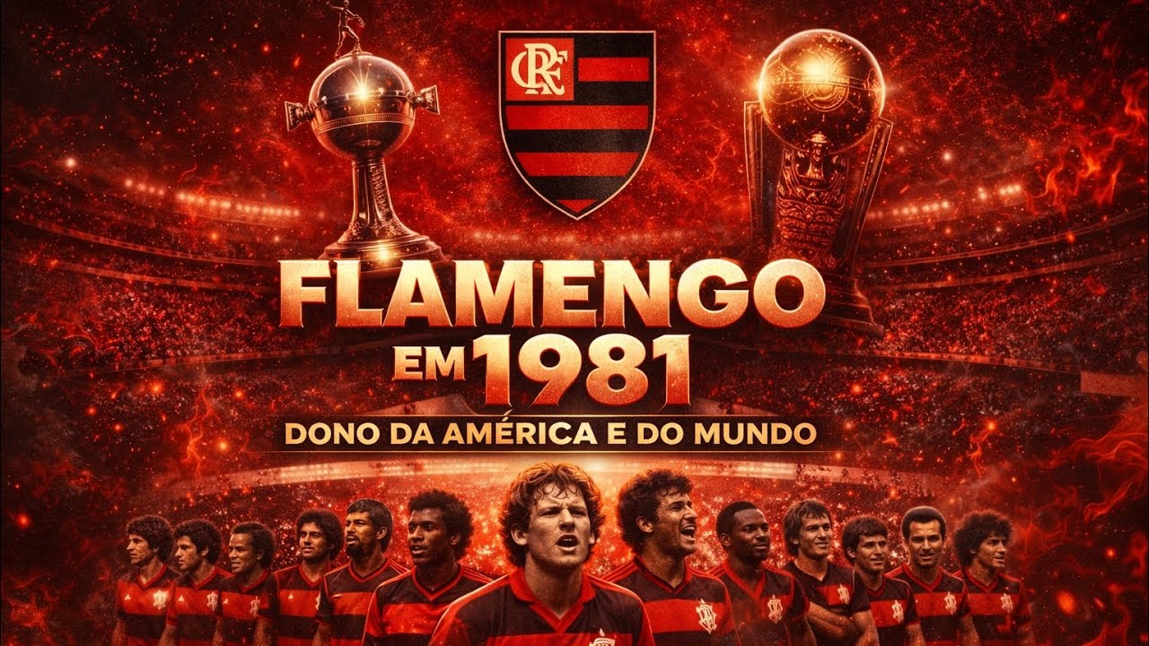 🔴⚫FLAMENGO EM 1981 -- não foi apenas um ano… foi o ano em que o mundo se curvou ao Mengão!🔥 