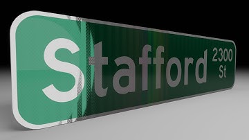 Blender 3M Retroreflective Sign Material