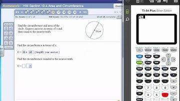 Section 10.4 Homework Exercises #14 through #17 in MyMathLab