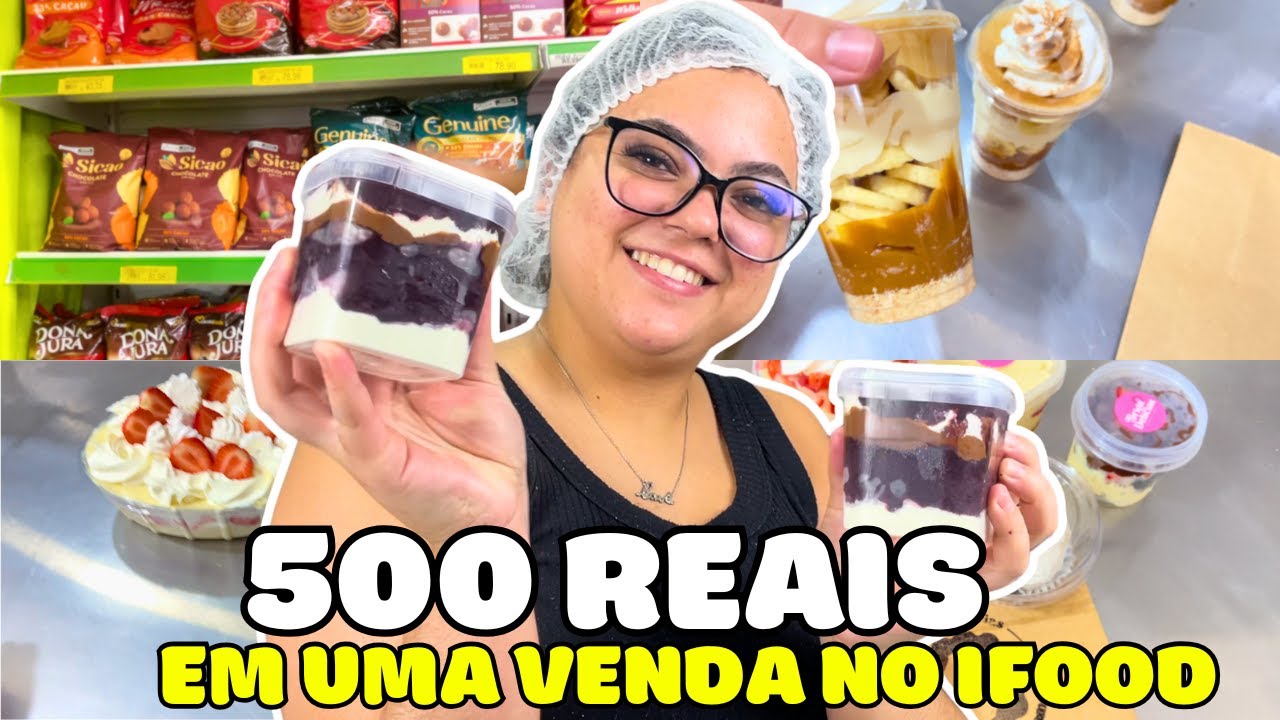 MUITAS VENDAS NO IFOOD E O CLIENTE GASTOU 500 REAIS