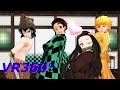 VR360°【MMD】かまぼこ隊に囲まれる幸せ空間 竈門炭治郎・我妻善逸・嘴平伊之助・竈門禰豆子♪【鬼滅の刃】