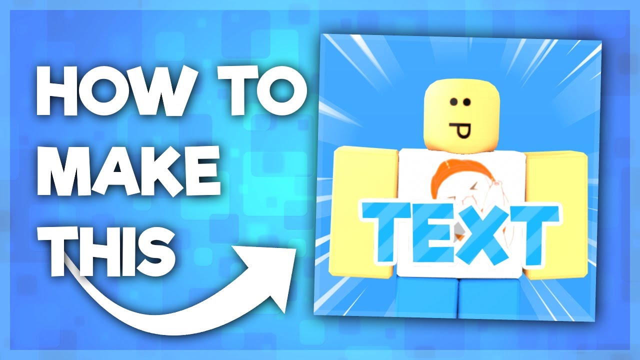 How to make a Roblox GFX for (BEGINNERS) - YouTube