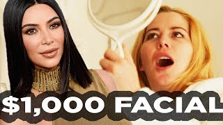 People Try Kim Kardashian's Facial