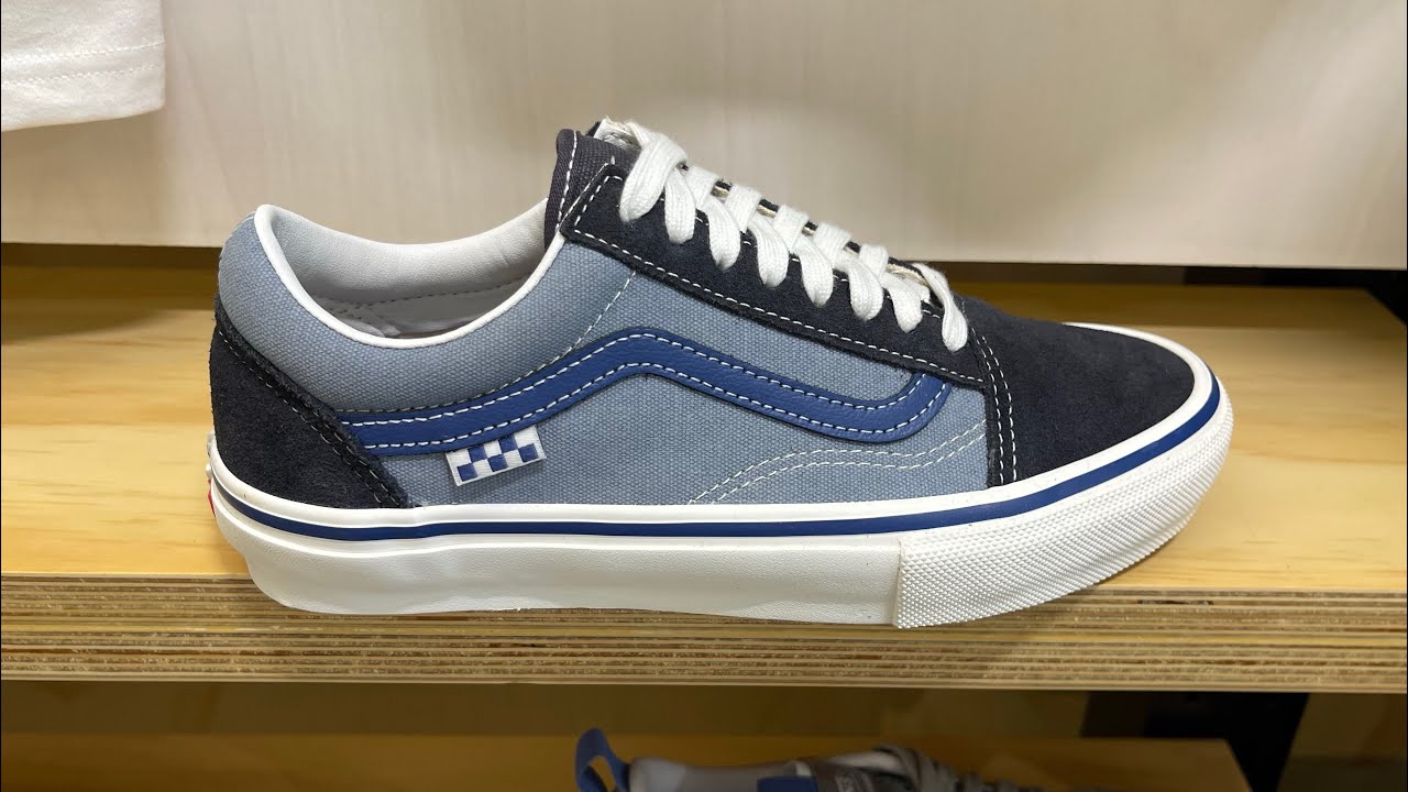 Vans X Elijah Berle Skate Old Skool (Vintage Blue) - Style Code 