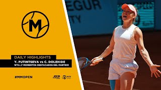 Y. Putintseva vs C. Dolehide // WTA momentos destacados del partido // MUTUA MADRID OPEN 2024