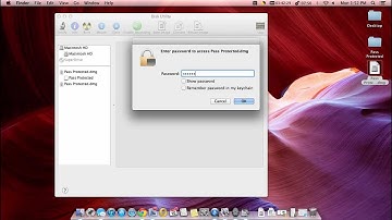 Encrypt or Password Protected Folder on Mac OS X.