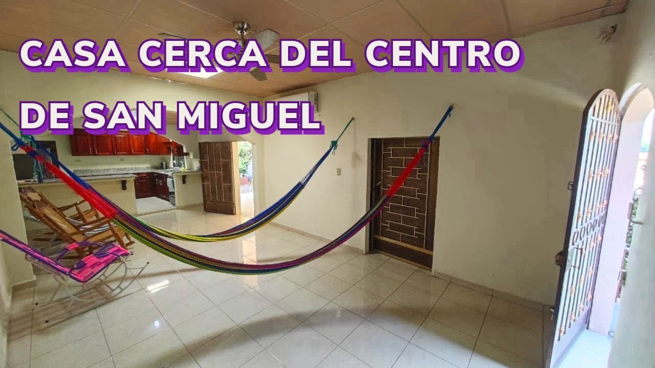 Se Vende Casa Colonia 15 de Septiembre a 5 minutos del centro de San Miguel $140,000 +503 7299-8557