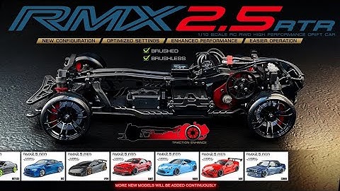 MST RMX 2.5 RTR first try drifting