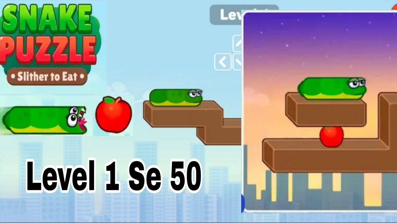 `Snake Puzzle Levels 1 to 50 | Satisfying Gameplay | From Noob to Pro | Puzzle Game Evolution`  