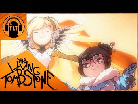 No Mercy Overwatch Original Song By The Living Tombstone Feat Blackgryphon Littlejayneycakes Youtube - made my character look like mercy from overwatch roblox