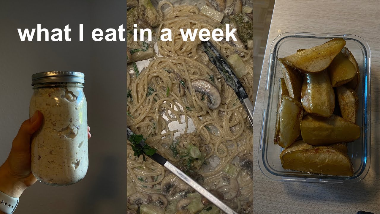 what I eat in a week (comfort food & meal prep)