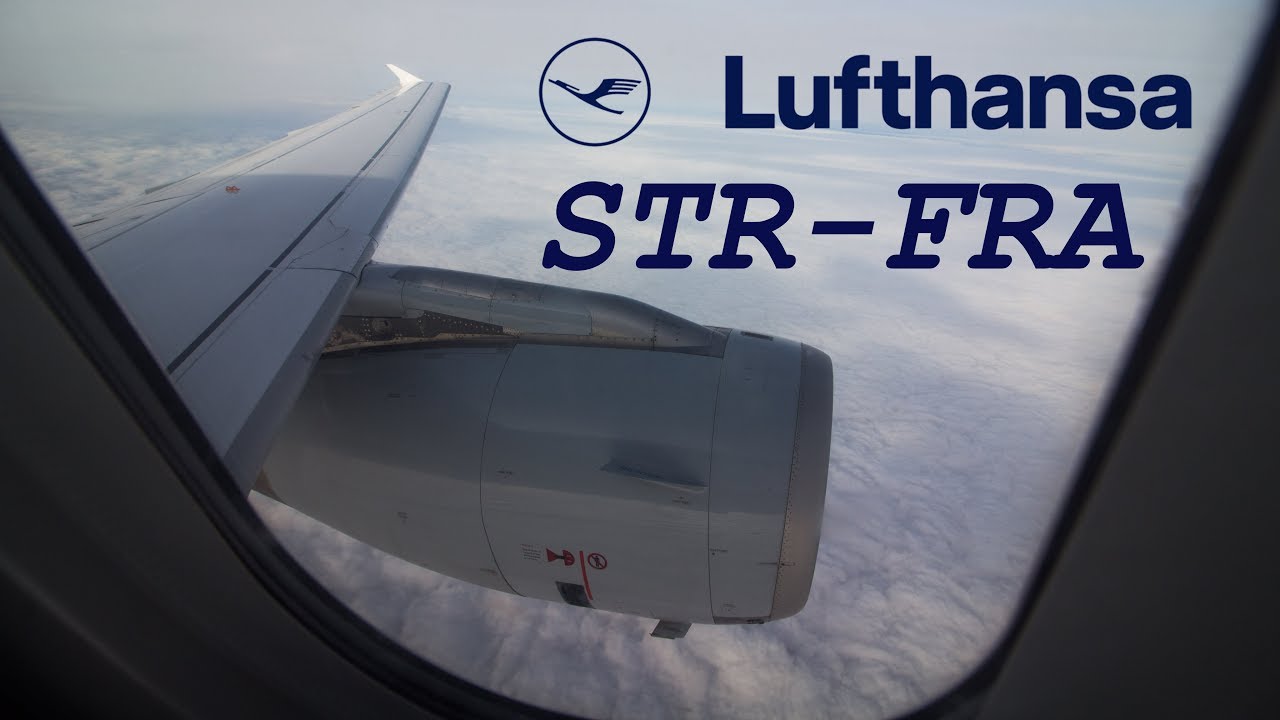 Lufthansa Airbus A321 - Stuttgart to Frankfurt! [FULL HD]
