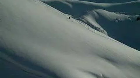 Troy Howe gets some afternoon Pow in the Adamant R...