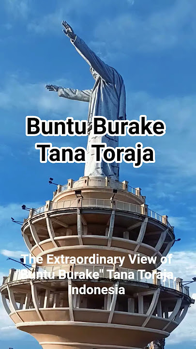 Beautiful View from the height of 'Buntu Burake' Tana Toraja, Indonesia
