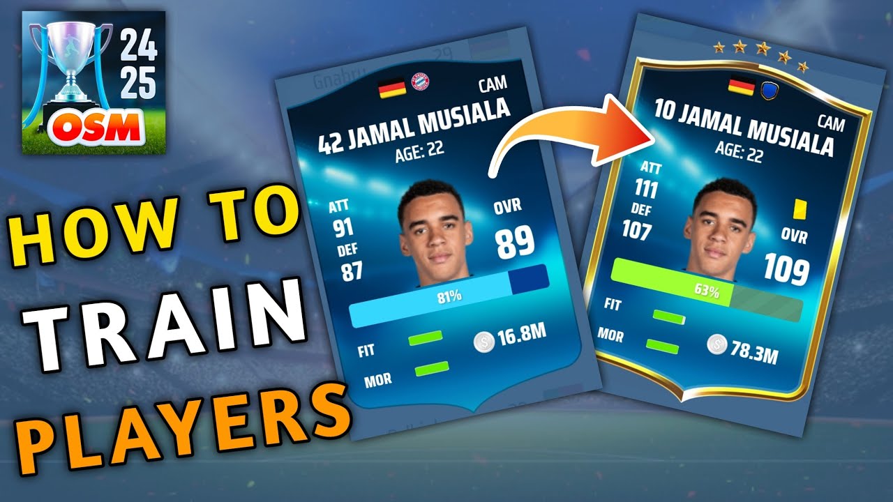 OSM. How to Train your players Fast and Easy🔥🔥 OSM tips and tricks.