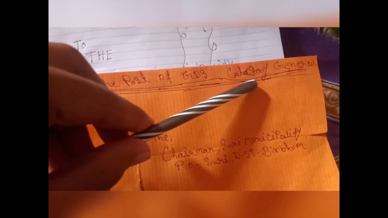 how write envelope address, Offline job apply - YouTube