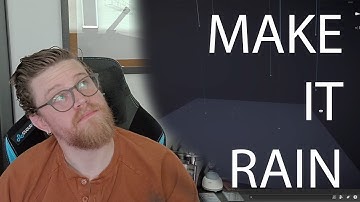 Unity VFX Graph - Make It Rain! with VFX Graph templates, sub-emitter particles, and post-processing