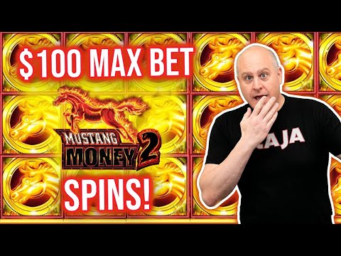 High Limit Mustang Money 2 - $100 Max Bet Spins!