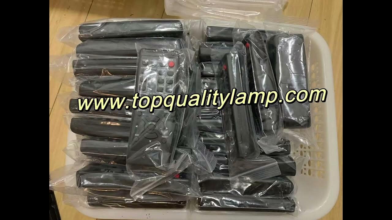 ViewSonic R017H, Hitachi, Dukane, and 3M projector replacement remote