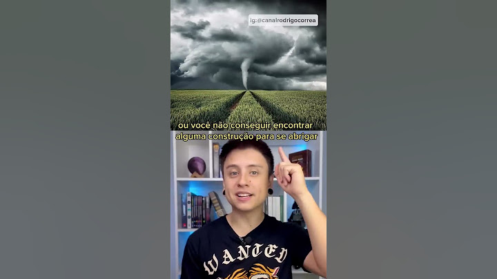 ESSA É A ÚNICA MANEIRA DE SOBREVIVER A UM TORNADO! #Shorts