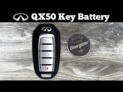 How To Replace Infiniti QX50 Remote Key Fob Battery 2020 – 2023 Change Replacement QX 50 Batteries