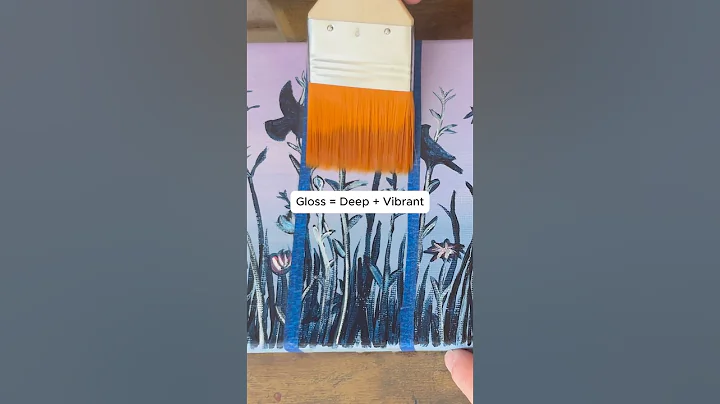 Windsor & Newton Galeria Matt vs Gloss vs Satin Varnish - Which would you choose?