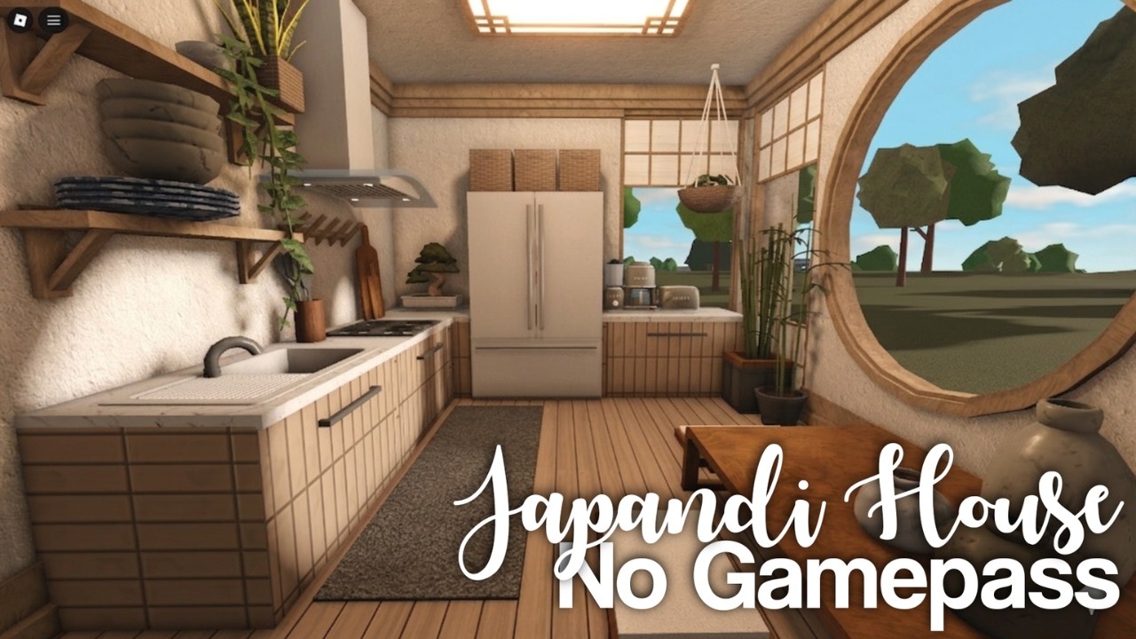 .ೀ japandi no gamepass home ☁️ - bloxburg interior ꕤ˚₊⊹ - YouTube