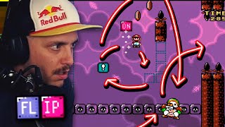 SOMEONE HACKED MARIO AND.... This???? Flip The Switch (Part 1) Super Mario World ROM Hack