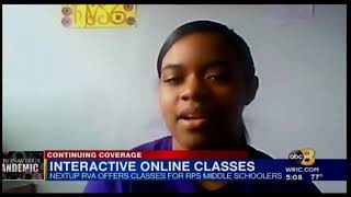 8News Highlights NextUp RVA's Innovative Portal